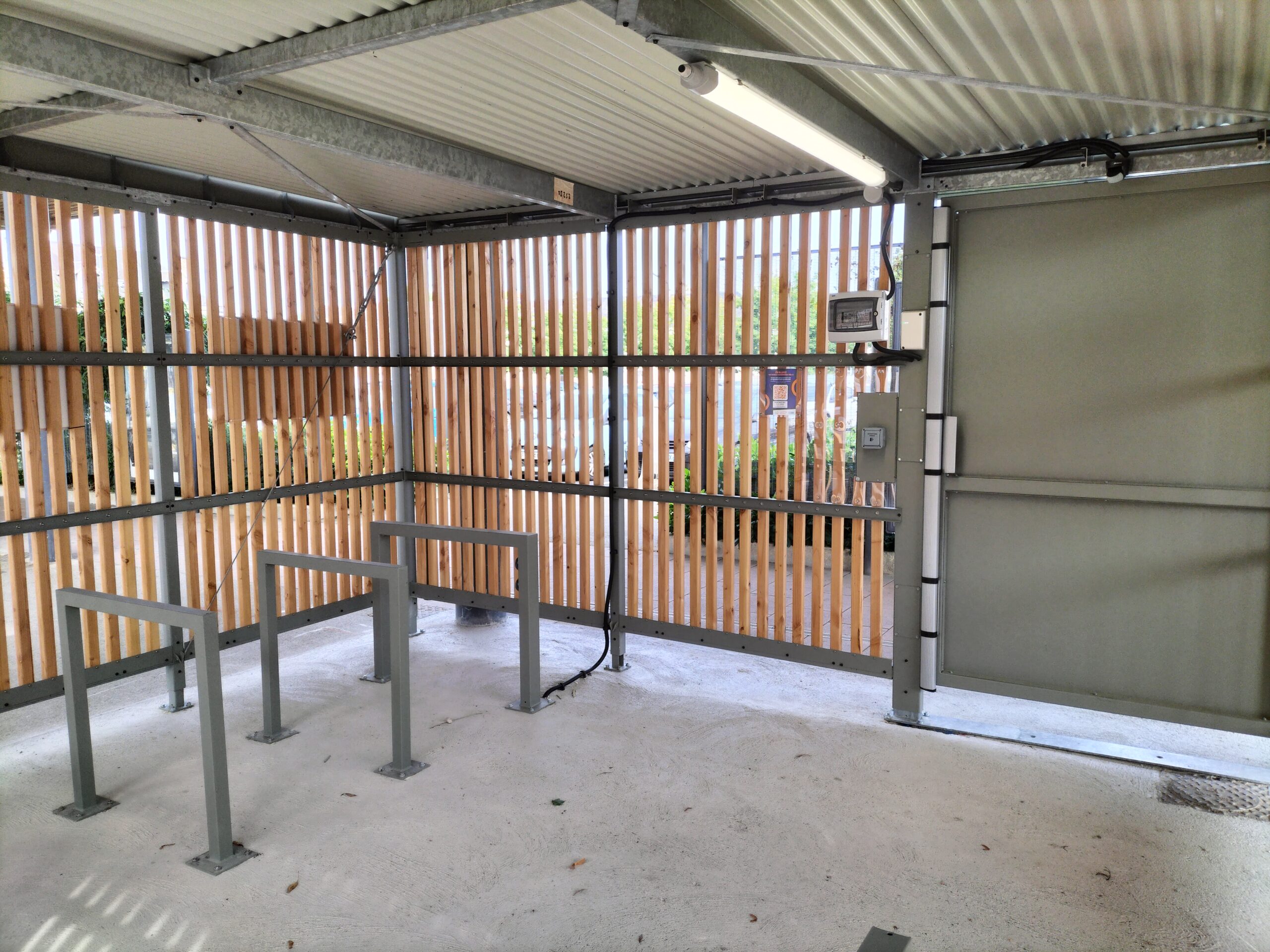 abris vélo sécurisé