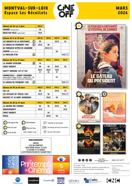 cinéma montval-sur-loir mars