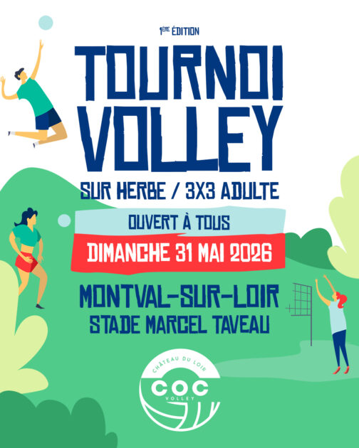 tournoi de volley à Montval-sur-Loir