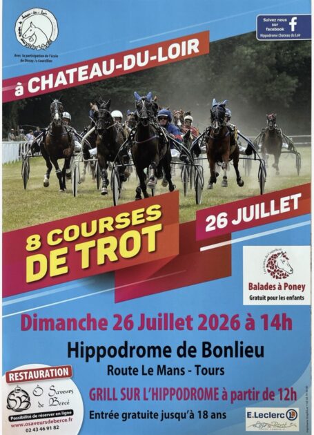 affiche courses hippiques