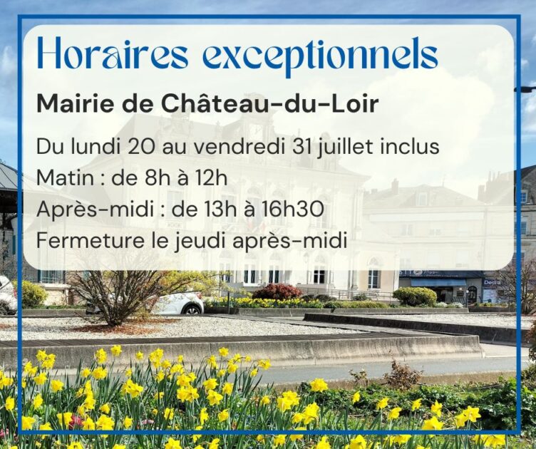 horaires mairie